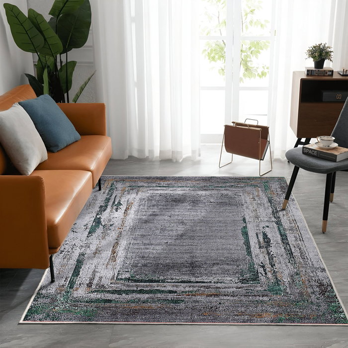 Conceptum Woopamuk020 Alfombra 120 x 180 cm Gris